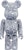 Bearbrick x Keith Haring #4 100% & 400% Set 'White'