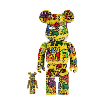 Bearbrick Keith Haring #5 100% & 400% Set