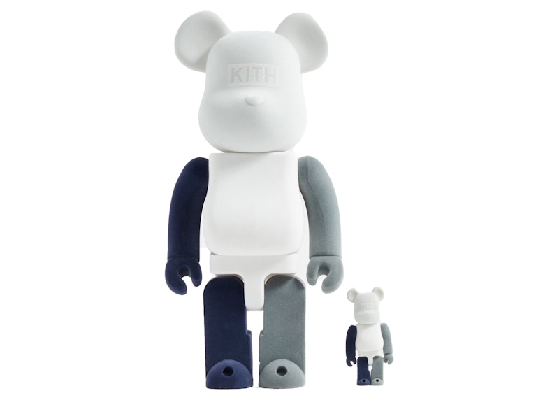 Bearbrick x KITH 100% & 400% Set 'Concrete' 2021