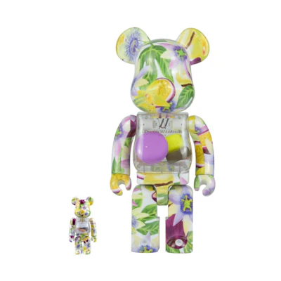 Bearbrick La Maison du Chocolate 100% & 400% Set (Passion Fruits)
