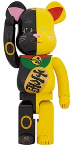 Bearbrick x Maneki Neko 1000% 'Hitam Kuning' Buy Bearbrick x Maneki Neko 1000% 'Hitam Kuning'