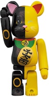 Bearbrick x 招財貓 100% & 400% 套裝『黑黃』 Order Bearbrick x 招財貓 100% & 400% 套裝『黑黃』
