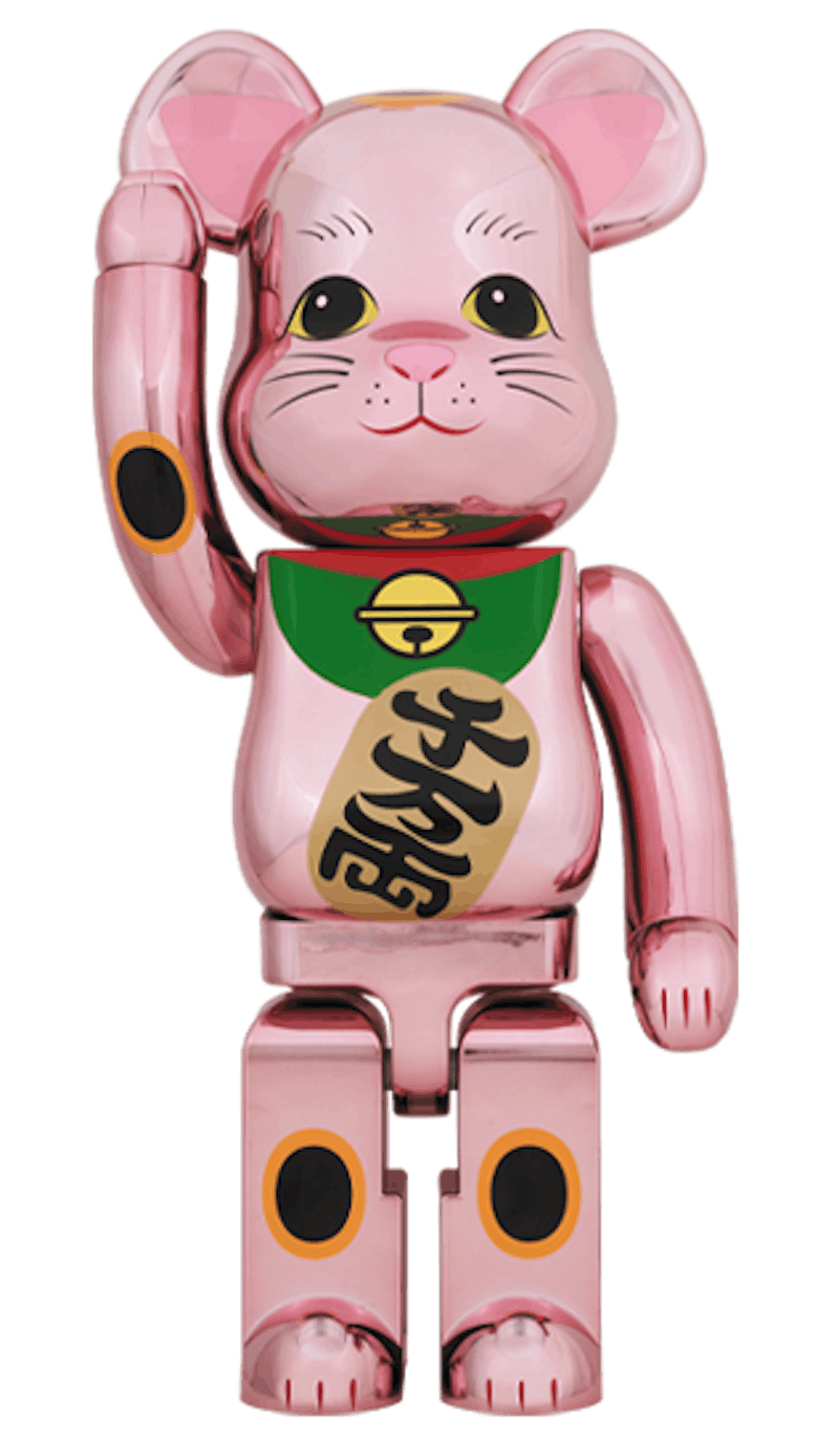 Bearbrick x Maneki Neko Gold Plated 1000%
