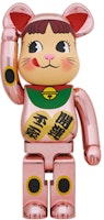 Bearbrick x Maneki Neko Peko-chan 1000% Peach Gold Plated Bearbrick x Maneki Neko Peko-chan 1000% Peach Gold Plated