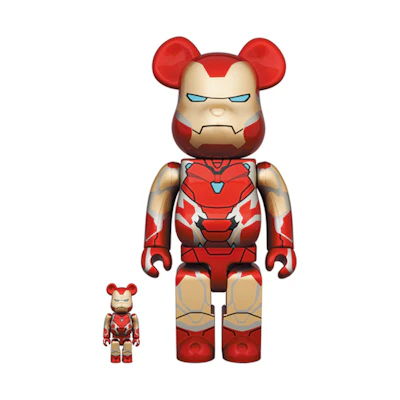 Bearbrick Marvel 100% & 400% Set 'Iron Man Mark 85'