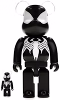 Bearbrick x Marvel Spider-Man Black Costume 100% & 400% Set Bearbrick x Marvel Spider-Man Black Costume 100% & 400% Set
