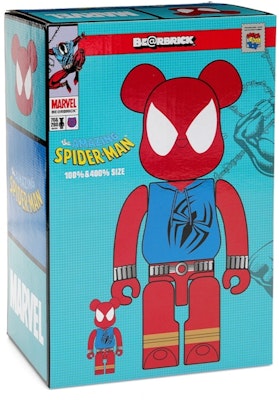 Bearbrick x Marvel Spider-Man Scarlet Spider 100% & 400% Set Shop Bearbrick x Marvel Spider-Man Scarlet Spider 100% & 400% Set