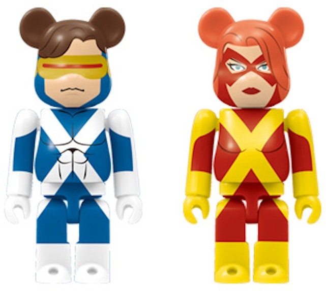 bearbrick-x-marvel-x-men-happy-lottery-marvel-girl-and-cyclops-x-factor-2-pack-100