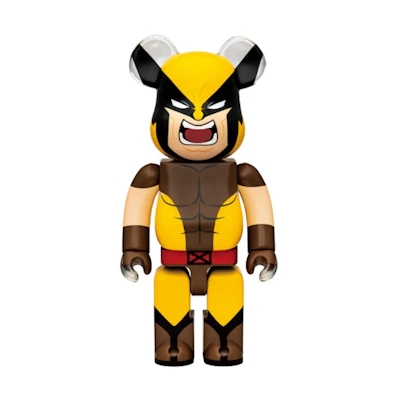 Bearbrick x Marvel X-Men Happy Lottery Wolverine (Brown Costume) 400%