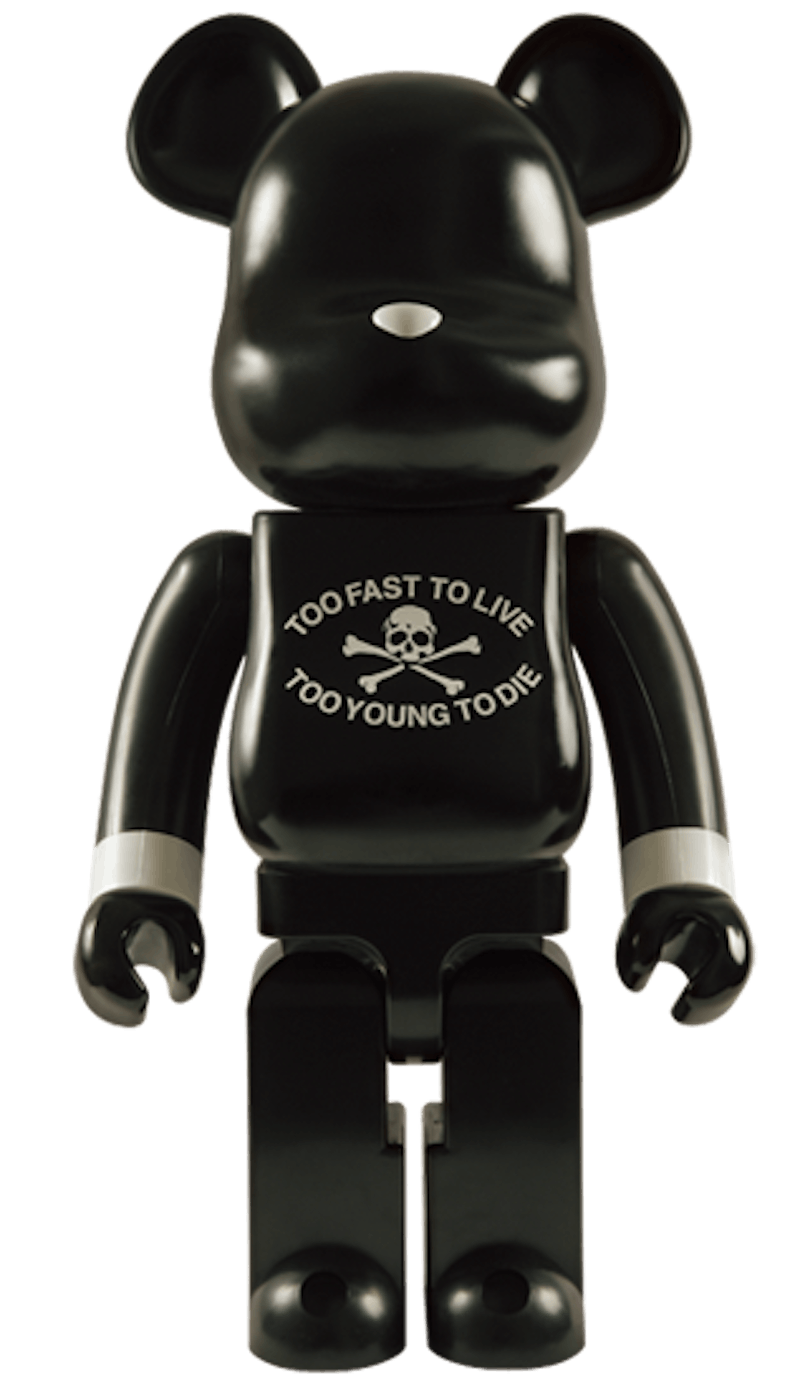Bearbrick x Mastermind Japan 1000% Black