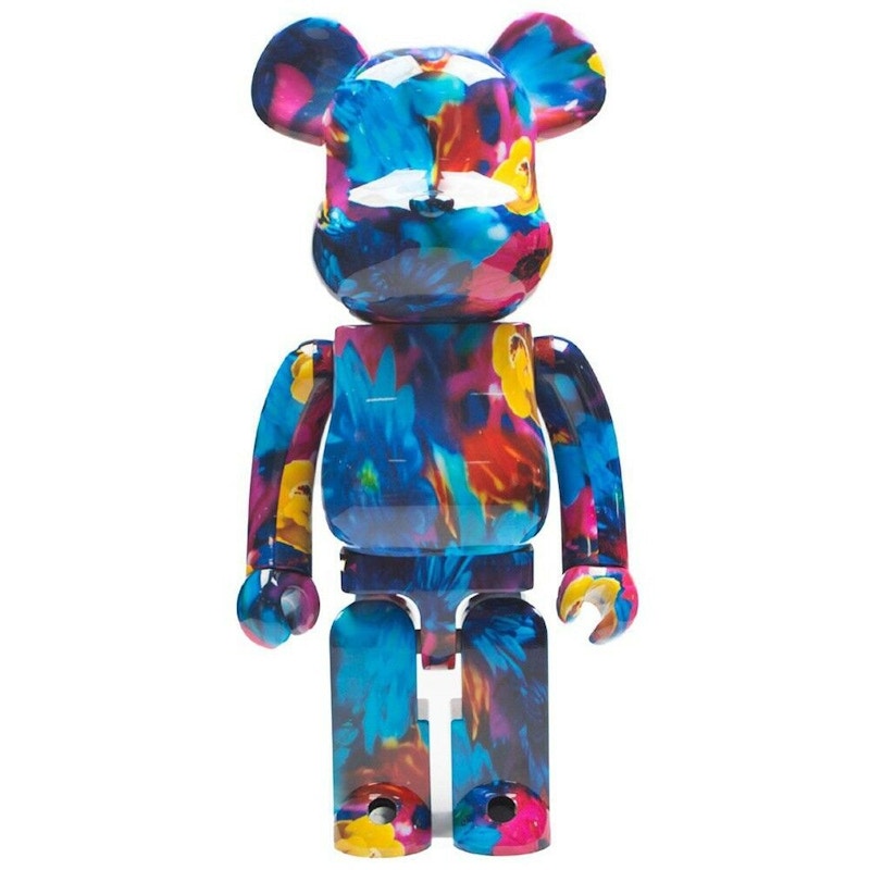 Bearbrick x MEDICOM Mika Ninagawa Anemone 1000% Blue