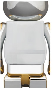 Bearbrick x Medicom Toy Plus 100% & 400% Set 'Edisi Krom Emas'. Lookbook Bearbrick x Medicom Toy Plus 100% & 400% Set 'Edisi Krom Emas'.