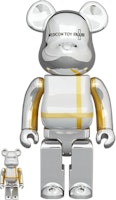 Bearbrick x Medicom Toy Plus 100% & 400% Set 'Silver Chrome Ver.' Bearbrick x Medicom Toy Plus 100% & 400% Set 'Silver Chrome Ver.'