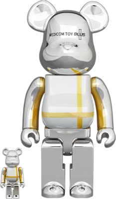 Bearbrick x Medicom Toy Plus 100% & 400% 套裝『銀色鉻版』 Buy Bearbrick x Medicom Toy Plus 100% & 400% 套裝『銀色鉻版』