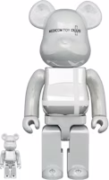 Bearbrick x Medicom Toy Plus 100% & 400% Set 'White Chrome Ver.' Bearbrick x Medicom Toy Plus 100% & 400% Set 'White Chrome Ver.'