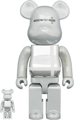 Bearbrick x Medicom Toy Plus 100% & 400% 套裝 '白色鉻合金版本' Buy Bearbrick x Medicom Toy Plus 100% & 400% 套裝 '白色鉻合金版本'