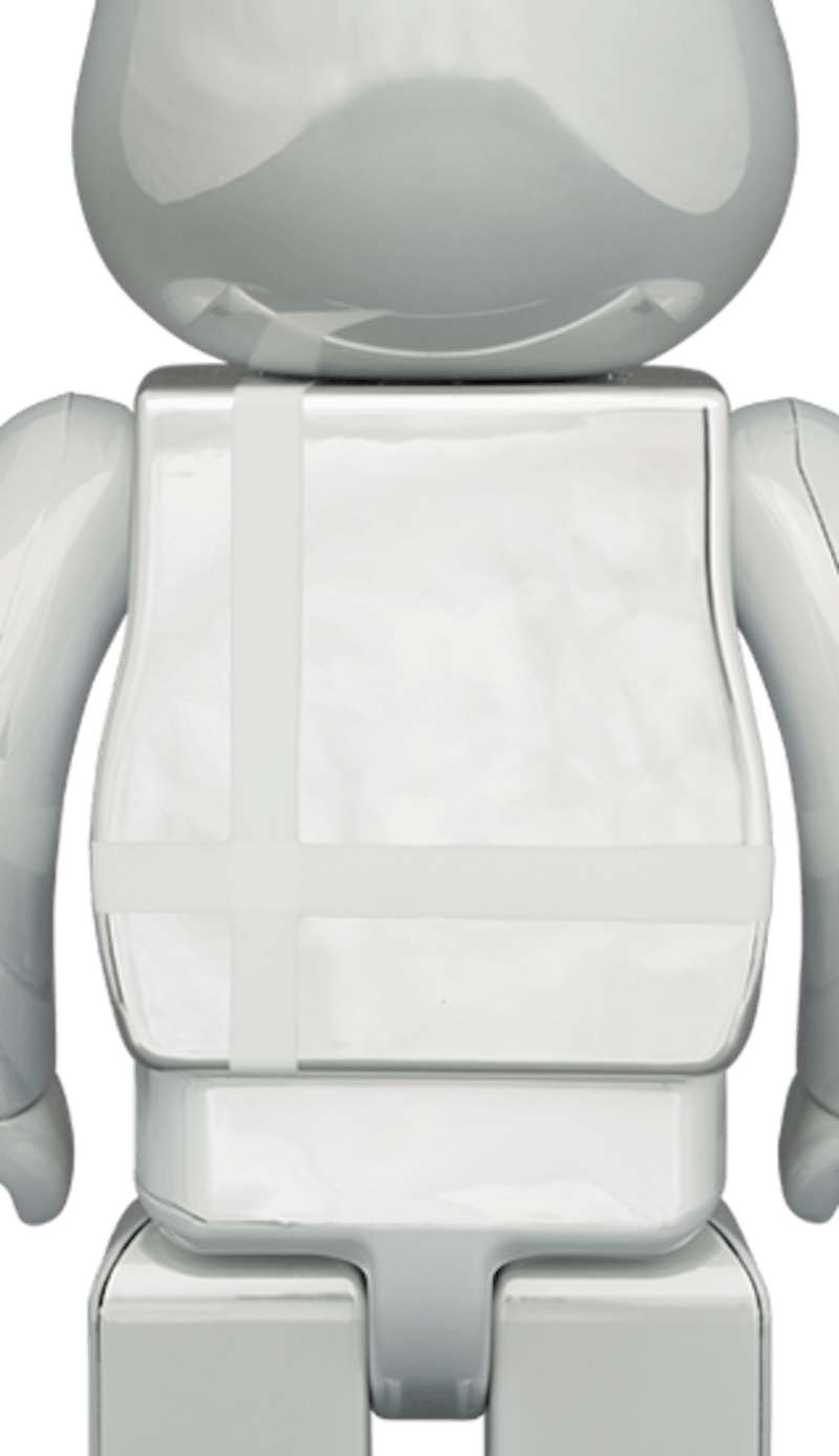 Order Bearbrick x Medicom Toy Plus 100% & 400% 套裝 '白色鉻合金版本'