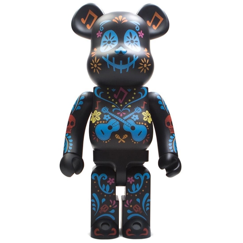 Bearbrick MEDICOM Disney Pixar Coco 1000% Black