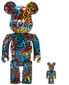 Bearbrick x MEDICOM x Keith Haring 100% & 400% Set 'Multi' (Edisi DesignerCon) Buy Bearbrick x MEDICOM x Keith Haring 100% & 400% Set 'Multi' (Edisi DesignerCon)