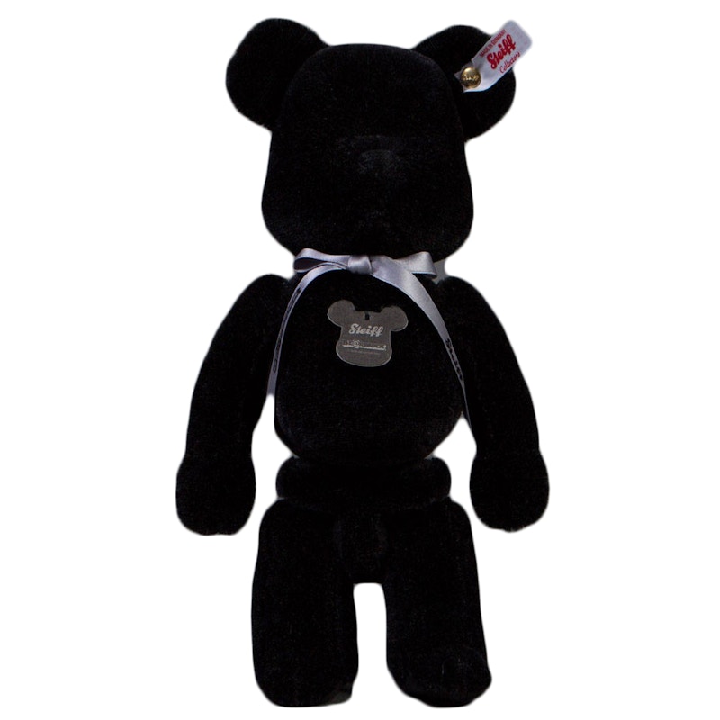 Buy Bearbrick x Medicom x Steiff 400% 'Negro'