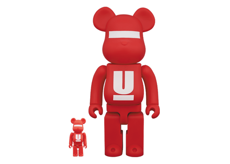 Bearbrick x Medicom x Undercover 100% & 400% Set 'Red White'