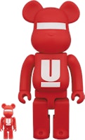 Bearbrick x Medicom x Undercover 100% & 400% Set 'Red White' Bearbrick x Medicom x Undercover 100% & 400% Set 'Red White'