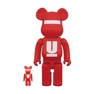 Bearbrick Medicom Undercover 100% & 400% Set 'Red White'