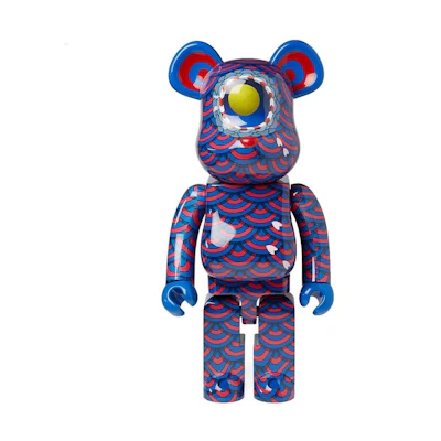 Bearbrick MEDICOM Yasuto Sasada Kujaku Peacock 1000% Purple