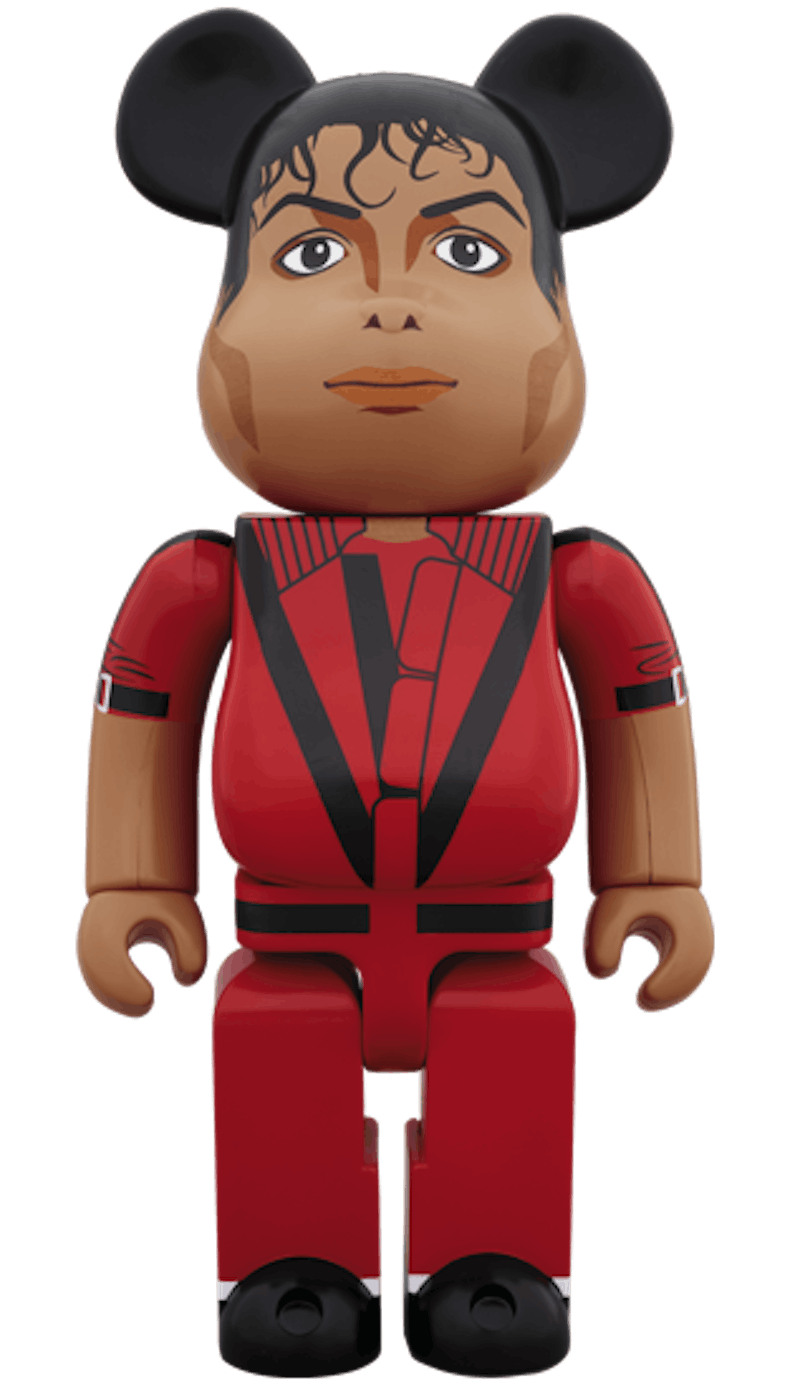 Buy Bearbrick x Michael Jackson Thriller Chaqueta Roja 1000% Rojo.