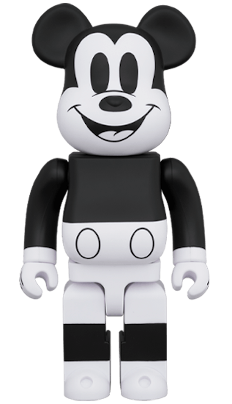 Bearbrick x Mickey Mouse (B&W 2020 Ver.) 1000%