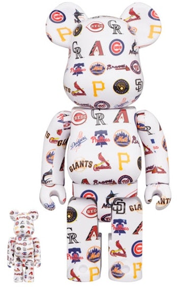 bearbrick-x-mlb-national-league-100-and-400-set