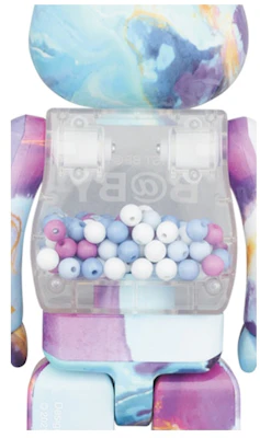 Bearbrick x My First Baby Marble 100% & 400% Set 'Multi' Warna Pelbagai Lookbook Bearbrick x My First Baby Marble 100% & 400% Set 'Multi' Warna Pelbagai