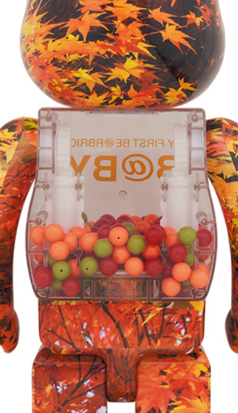 BE@RBRICK B@BY AUTUMN LEAVES Ver.1000％ Buy Bearbrick x My First Bearbrick 1000% 'Baby Autumn Leaves