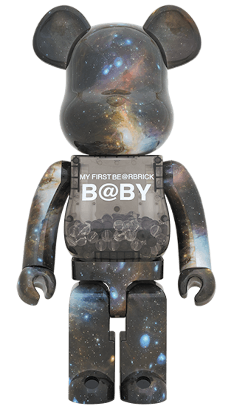 Bearbrick x My First Bearbrick 1000% 'Baby Space Version Black'
