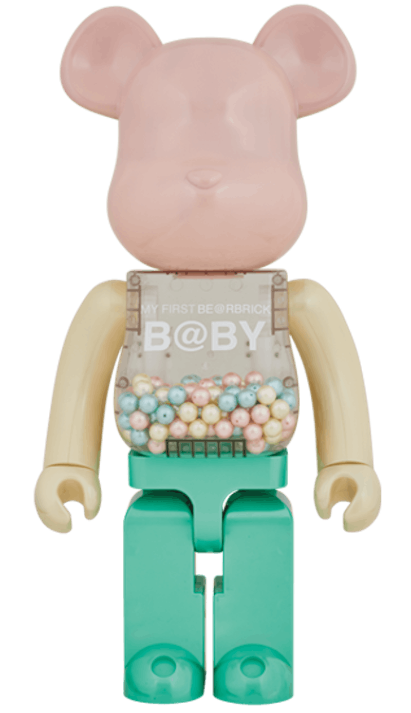 Bearbrick x My First Bearbrick Baby 1000% '1st Color Pearl Coating Multi'