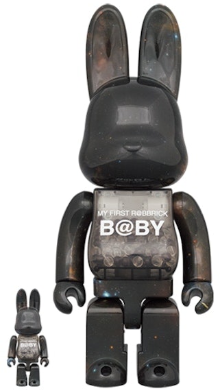 bearbrick-x-my-first-rabbrick-baby-100-and-400-set-black