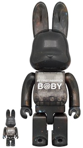 Bearbrick x My First Rabbrick Bayi 100% & 400% Set 'Hitam' Buy Bearbrick x My First Rabbrick Bayi 100% & 400% Set 'Hitam'