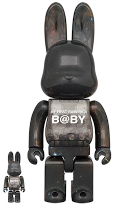 Bearbrick x My First Rabbrick Baby 100% & 400% Set 'Black' Buy Bearbrick x My First Rabbrick Baby 100% & 400% Set 'Black'