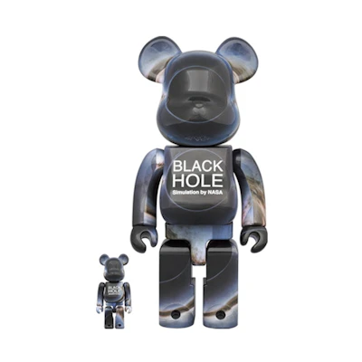 Bearbrick X Nasa Black Hole 100% & 400% Set