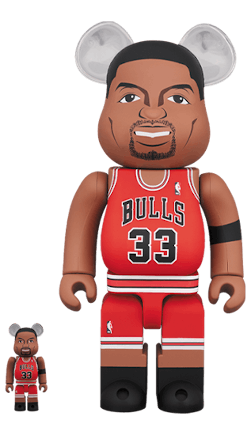 Bearbrick x NBA 100% & 400% Set 'Chicago Bulls Scottie Pippen'