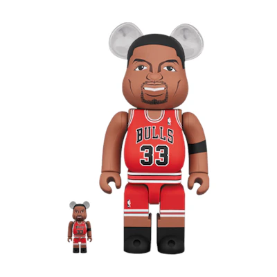 Bearbrick NBA 100% & 400% Set 'Chicago Bulls Scottie Pippen'