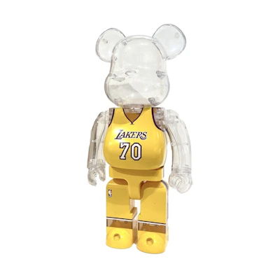 Bearbrick NBA 100% 'Los Angeles Lakers'