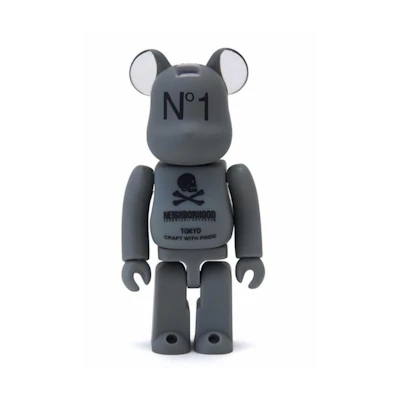 Bearbrick Neighborhood 100% 'Grey'