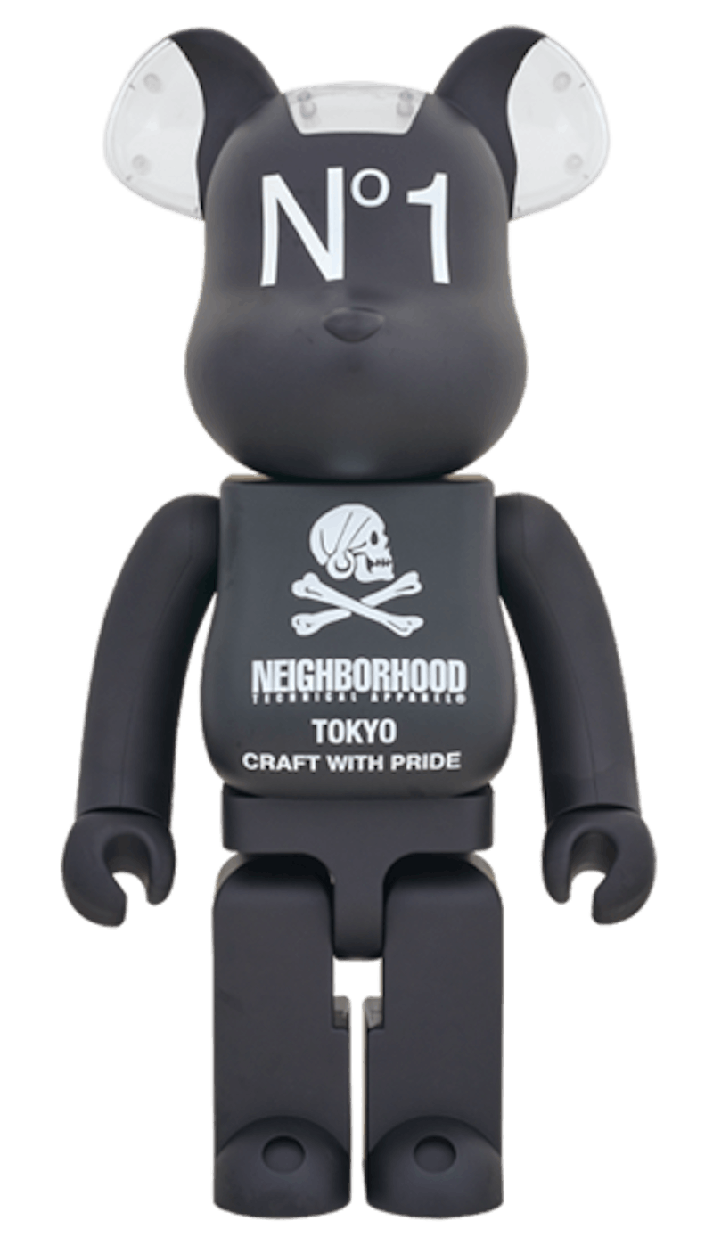 Bearbrick NBHD Tokyo 1000% Black