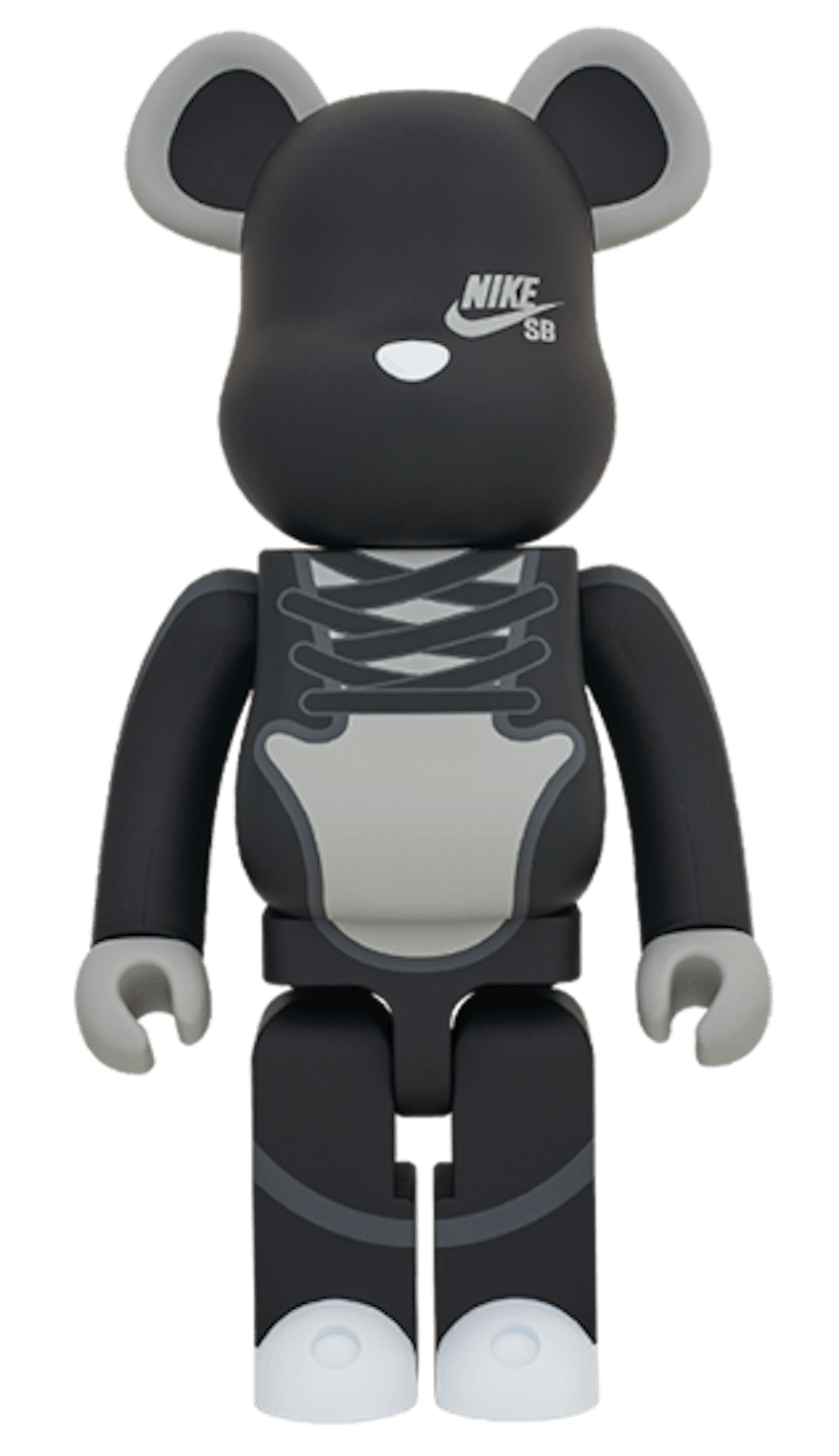 Bearbrick x Nike SB 1000% Black