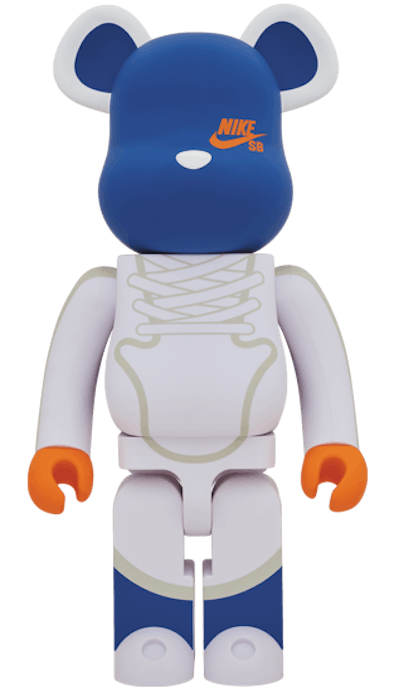 その他 BE@RBRICK NIKE SB 2020 WHITE 1000% Nike, Medicom Toy BEARBRICK Nike SB 2020 White 1000