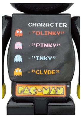 Bearbrick x 吃豆人 100% & 400% 套装 Order Bearbrick x 吃豆人 100% & 400% 套装