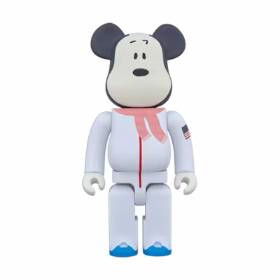 Bearbrick Peanuts Snoopy Astronaut 1000% Multi