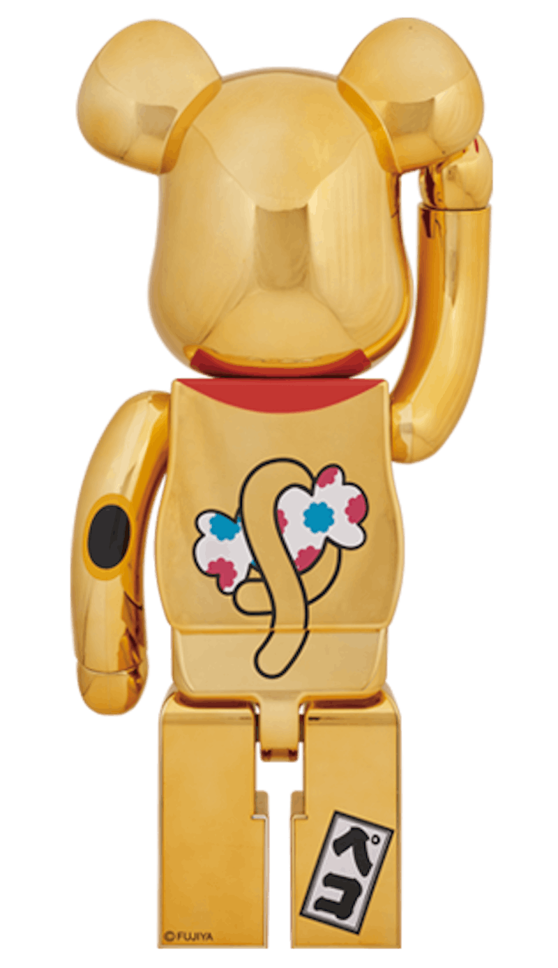 Order Bearbrick x Peko-酱 招财猫 1000% '金色'
