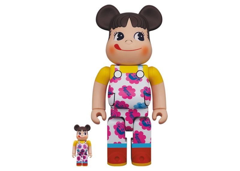Bearbrick x Peko-chan Milky 70th Anniversary 100% & 400% Set